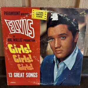 Elvis Presley: Girls! Girls! Girls! LP Vinyl US Mono OG 1962 RCA Victor